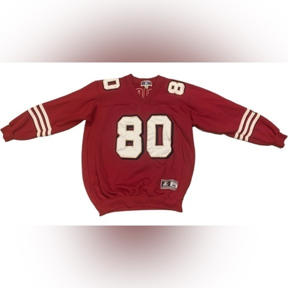 Vintage Starter San Francisco 49ers Crewneck Rice sweatshirt‎ NFL  Medium